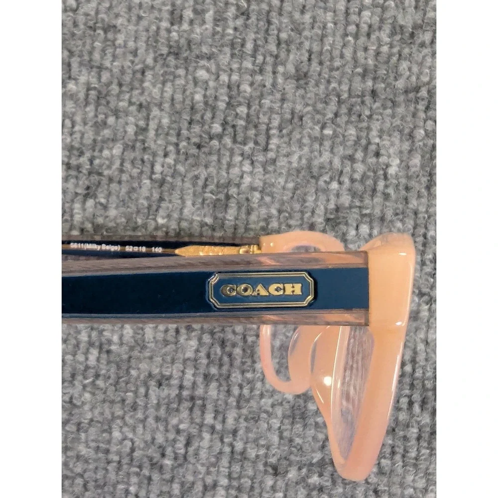 Coach HC6187 Women's Frames Milky Beige 5611 Full Rim Rectangular